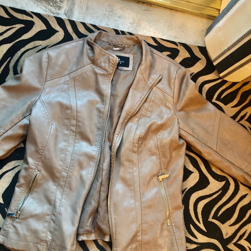 Vegan leather jacket